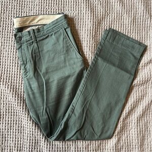 J Crew Mens 484 slim fit chino khaki pant 34x30